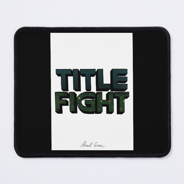 Item preview, Title Fight Floral Green Artwork Poster designed and sold by JustinaWiza1.