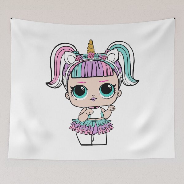 Item preview, Sunny Lol Surprise Unicorn Yellow Celebration designed and sold by Hashmiinyoga.
