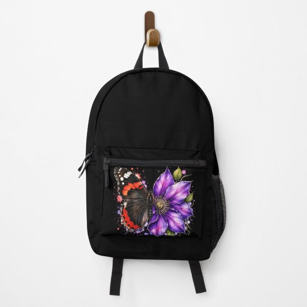 Item preview, Clematis Butterfly Watercolor Illustration designed and sold by ColorSplash123.