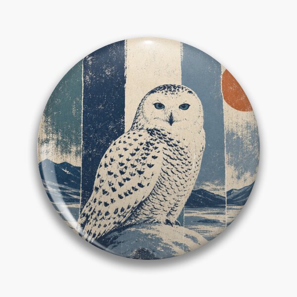 Item preview, Snowy Owl in the Arctic Tundra Wild Animal Animal Portrait designed and sold by VisualArtsOasis.
