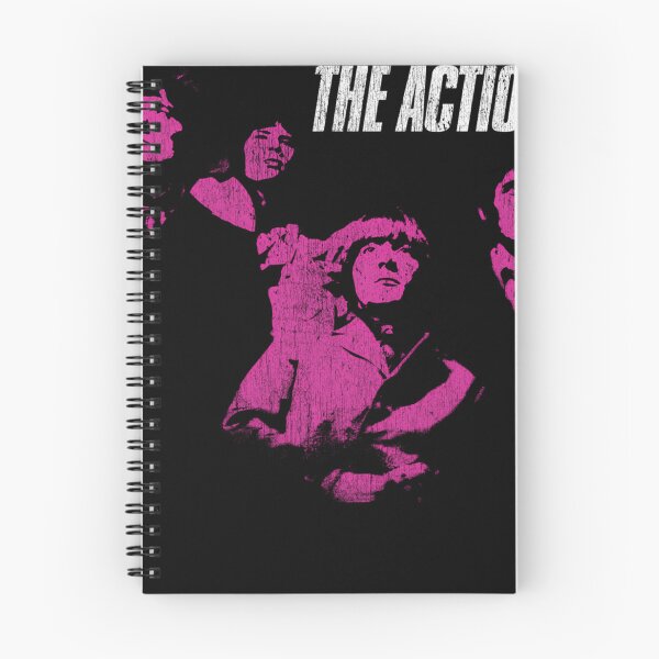 Item preview, The Action Mod Band Pink Distressed Typography designed and sold by VerdaStark.
