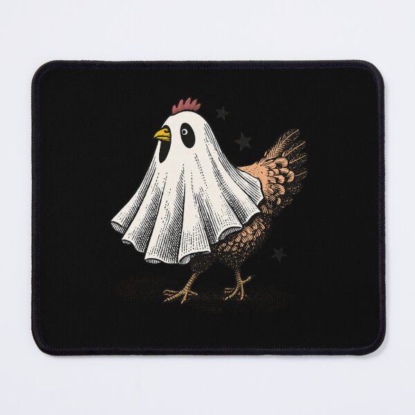 Item preview, Funny Ghost Chicken Halloween Vintage Farm Animal Graphic T-Shirt designed and sold by Turtlazcyx.