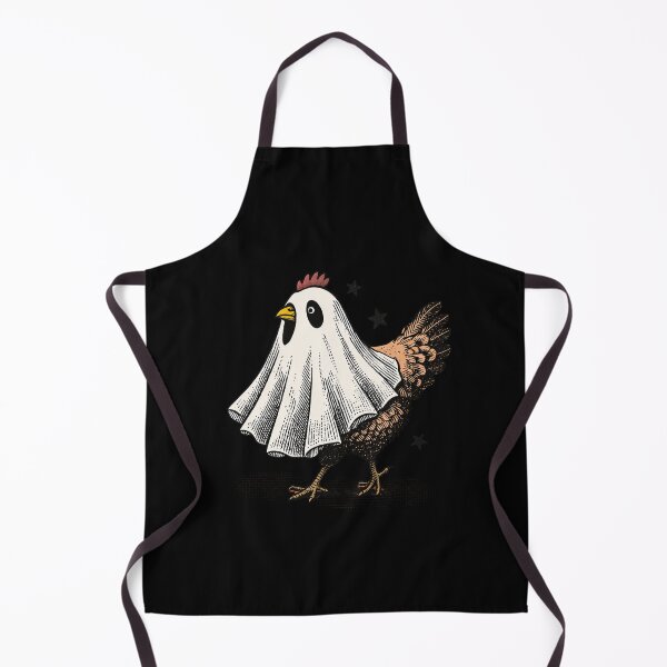 Item preview, Funny Ghost Chicken Halloween Vintage Farm Animal Graphic T-Shirt designed and sold by Turtlazcyx.