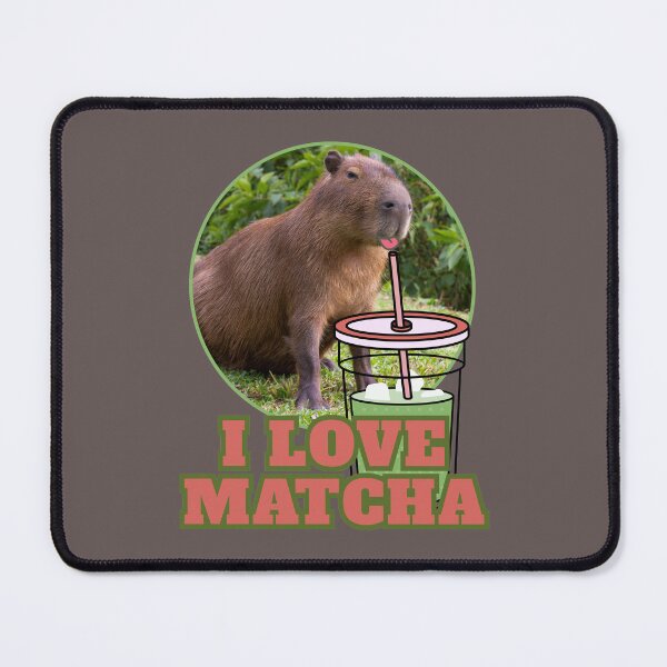 Item preview, I Love Matcha Capybara Cute Kawaii Aesthetic designed and sold by PaniKulka.