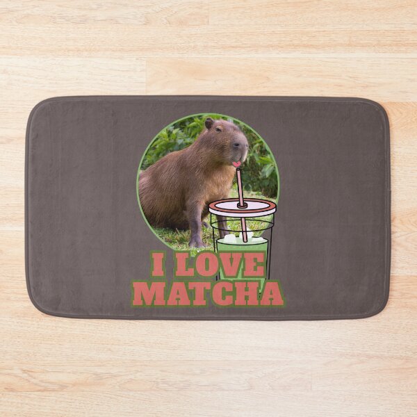 Item preview, I Love Matcha Capybara Cute Kawaii Aesthetic designed and sold by PaniKulka.