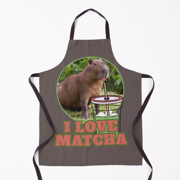 Item preview, I Love Matcha Capybara Cute Kawaii Aesthetic designed and sold by PaniKulka.