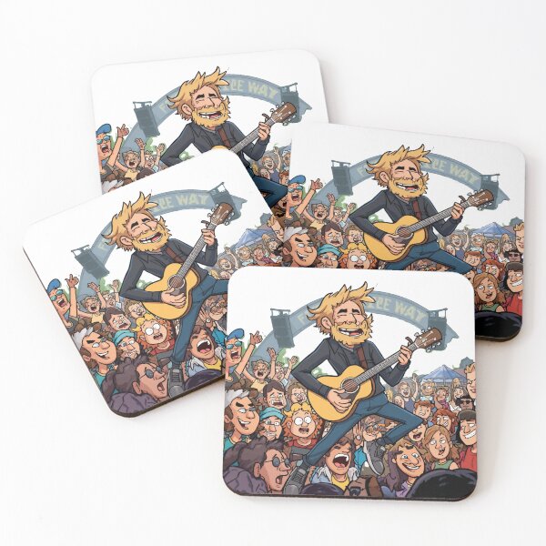 Item preview, Glen Hansard Live Acoustic Guitar Cartoon Concert designed and sold by muhammadkhafidh.