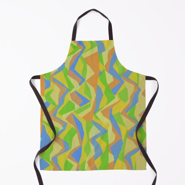 Item preview, Retro Café Angular Geometric Wavy Pattern designed and sold by GraphyLab.
