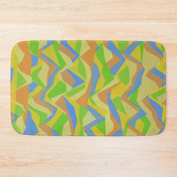 Item preview, Retro Café Angular Geometric Wavy Pattern designed and sold by GraphyLab.