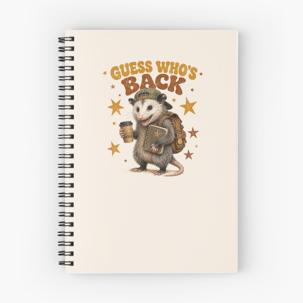 Item preview, Guess Who's Back Opossum Back To School Funny Retro Shirt designed and sold by Yellowriversss.