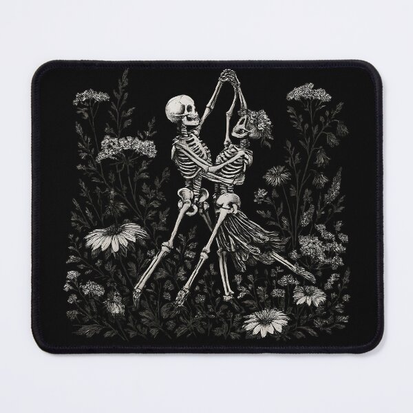 Item preview, Romantic Dancing Skeleton Floral Gothic Vintage T-Shirt designed and sold by Turtlazcyx.