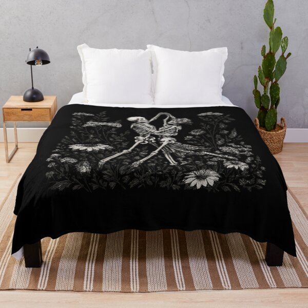 Item preview, Romantic Dancing Skeleton Floral Gothic Vintage T-Shirt designed and sold by Turtlazcyx.
