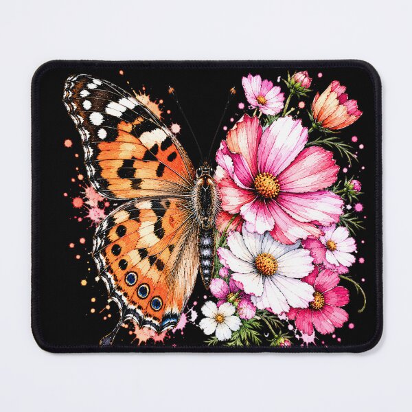 Item preview, Cosmos Butterfly Watercolor Illustration designed and sold by ColorSplash123.