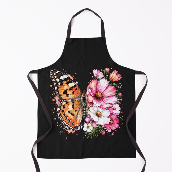 Item preview, Cosmos Butterfly Watercolor Illustration designed and sold by ColorSplash123.