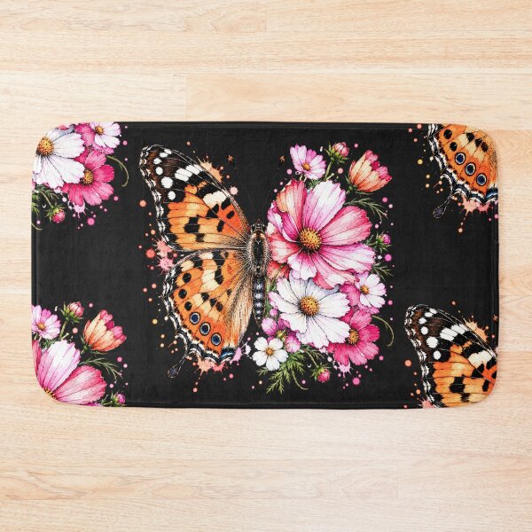 Item preview, Cosmos Butterfly Watercolor Illustration designed and sold by ColorSplash123.