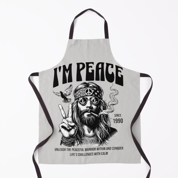 Item preview, Hippie Peace Hand Sign T-Shirt Design | Retro Boho 60s 70s Vibes designed and sold by RajDeals.