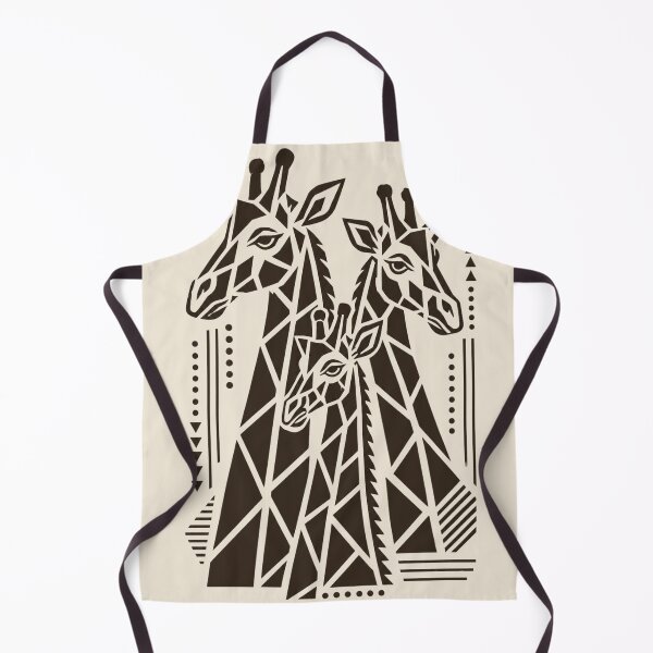 Item preview, Geometric Giraffe Trio - African Wildlife Graphic Art designed and sold by JonelCrafts.