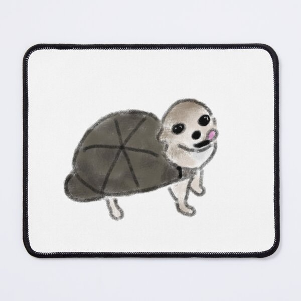 Item preview, Funny Dog Wearing Cap Like Turtle Shell Art designed and sold by raun.draw.