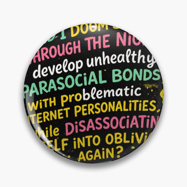 Item preview, Funny Parasocial Relationship Internet Humor Art designed and sold by Sezee.