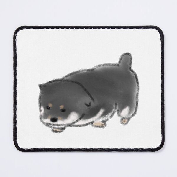 Item preview, Cute Black Tan Shiba Attack Stance Dog Art designed and sold by raun.draw.