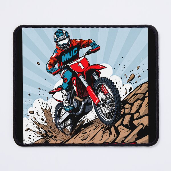 Item preview, Pop Art Motocross Thumper Hill Climb Off Road Graphic designed and sold by RevUpDesign.