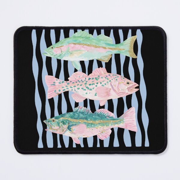 Item preview, Pastel Watercolor Fish Coastal Ocean Art T-Shirt designed and sold by Cheliasbix.