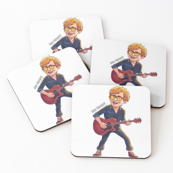 Item preview, Glen Hansard Cartoon Guitarist Illustration designed and sold by muhammadkhafidh.