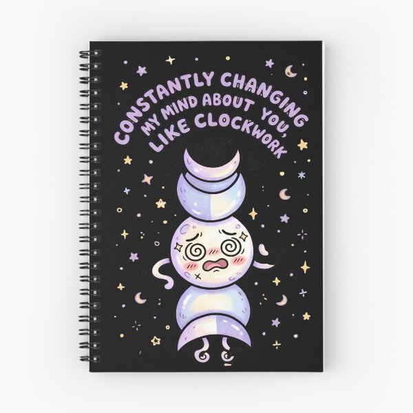 Item preview, Constantly Changing My Mind About You, Like Clockwork - Moon Phases Design designed and sold by KansydMerch.