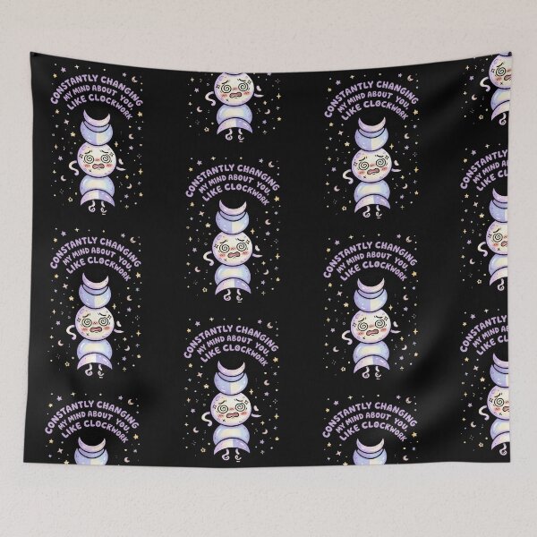 Item preview, Constantly Changing My Mind About You, Like Clockwork - Moon Phases Design designed and sold by KansydMerch.