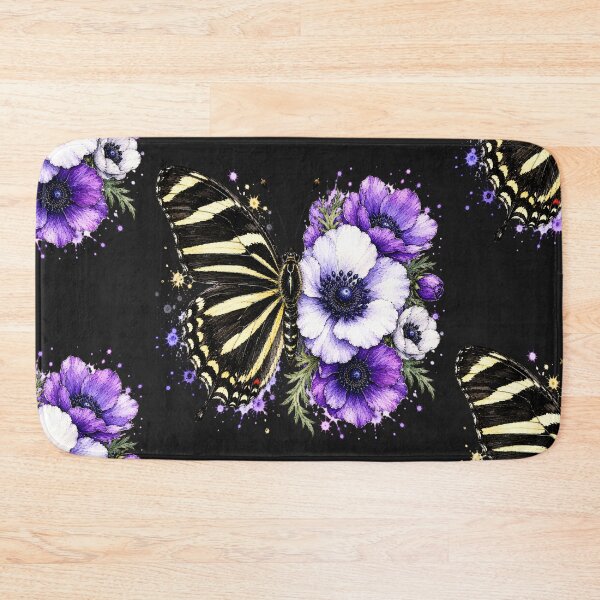 Item preview, Anemone Butterfly Watercolor Illustration designed and sold by ColorSplash123.