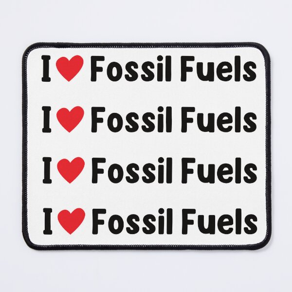 Item preview, I Love Fossil Fuels designed and sold by the-craft-shop.