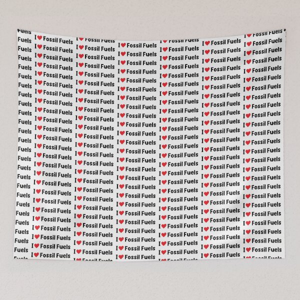 Item preview, I Love Fossil Fuels designed and sold by the-craft-shop.