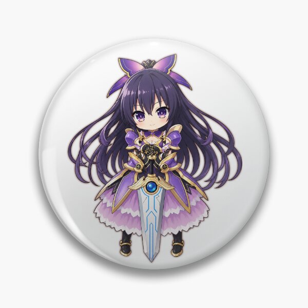 Item preview, Tohka Yatogami The Princess of Thunder Chibi cute 2d pixel art character design illustration designed and sold by sabartgunpla.