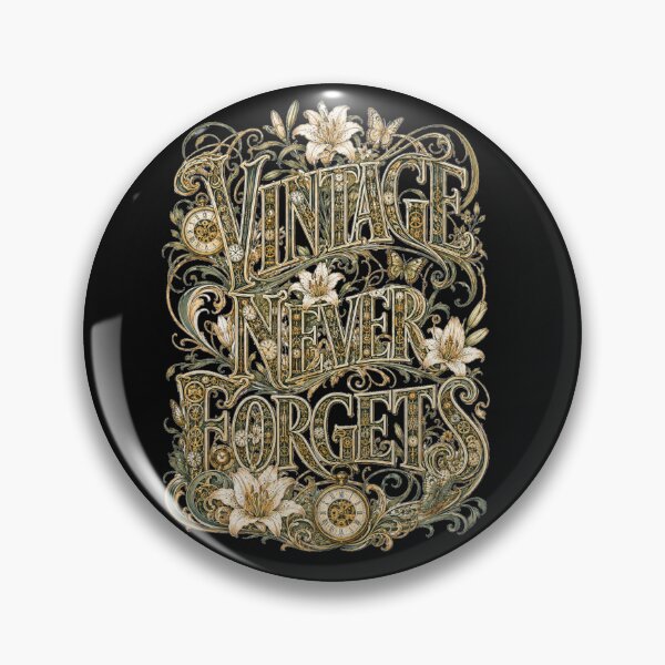 Item preview, Vintage Never Forgets – Antique Time & Botanical Art designed and sold by Golden Era Studio.