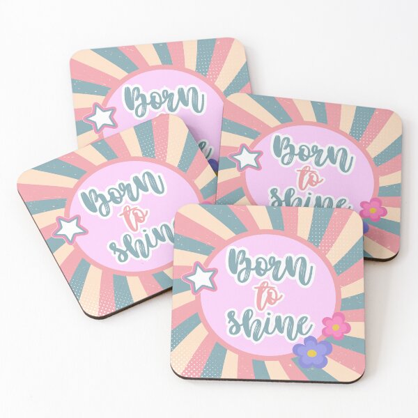 Item preview, BORN TO SHINE designed and sold by MY COLORING DRAW.