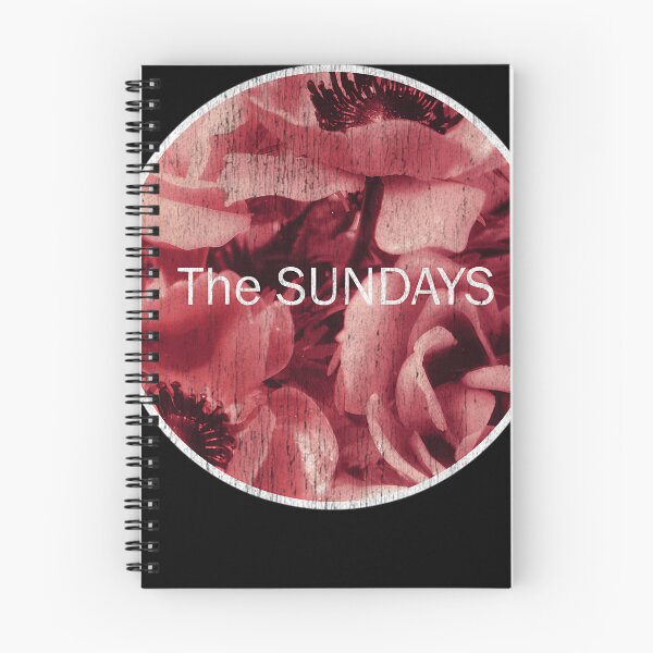 Item preview, The Sundays Indie Pop Red Floral Circle designed and sold by FreidaStreich.