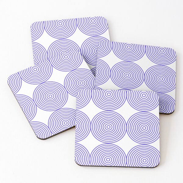 Item preview, Minimalist Purple Concentric Circles Geometric Pattern designed and sold by NikBrin Prevail .