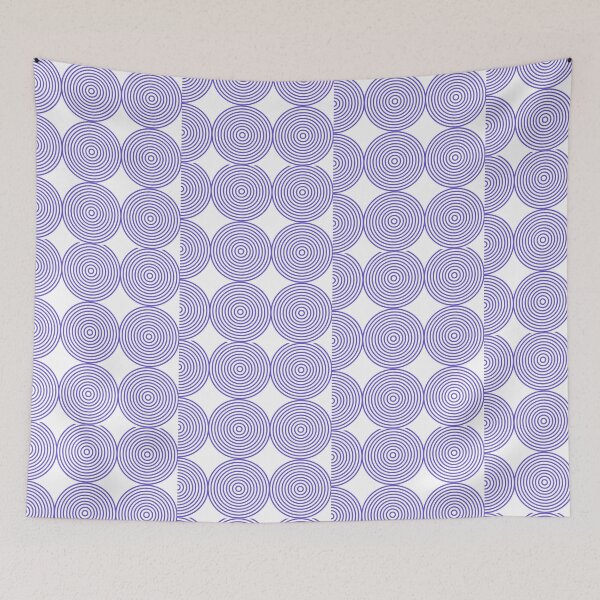 Item preview, Minimalist Purple Concentric Circles Geometric Pattern designed and sold by NikBrin Prevail .