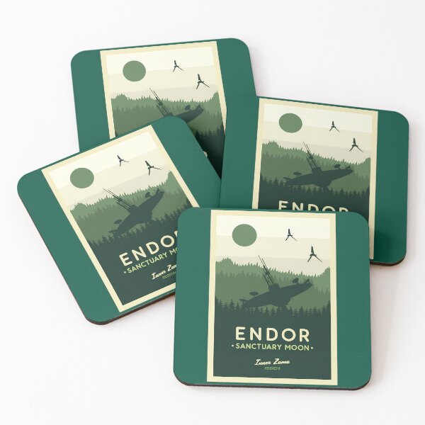 Item preview, Endor Sanctuary Moon Poster designed and sold by ZayvianParadise.