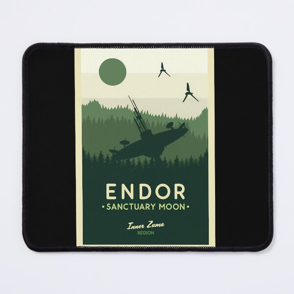 Item preview, Endor Sanctuary Moon Poster designed and sold by ZayvianParadise.