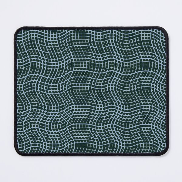 Item preview, Abstract Dark Teal Distorted Grid Pattern designed and sold by GraphyLab.