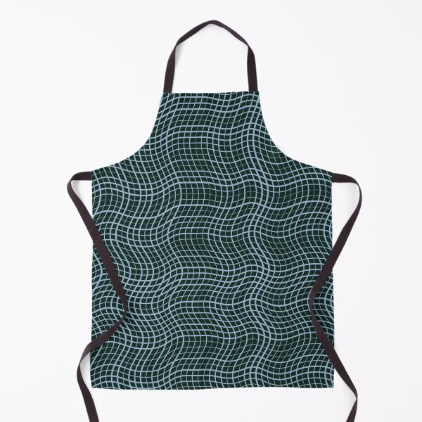 Item preview, Abstract Dark Teal Distorted Grid Pattern designed and sold by GraphyLab.