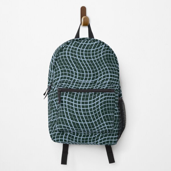 Item preview, Abstract Dark Teal Distorted Grid Pattern designed and sold by GraphyLab.