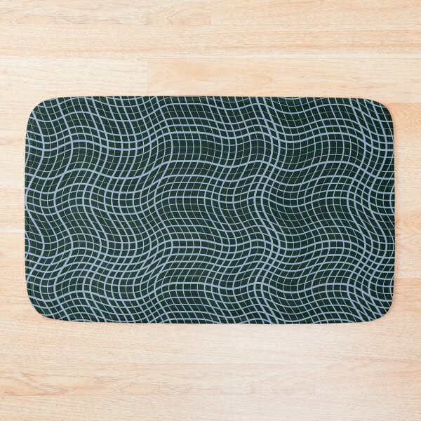 Item preview, Abstract Dark Teal Distorted Grid Pattern designed and sold by GraphyLab.