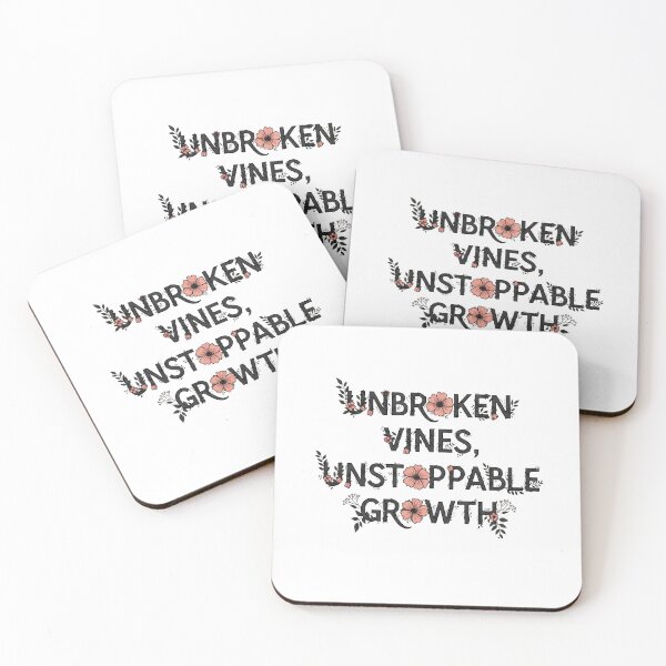 Item preview, Unbroken Vines Unstoppable Growth Floral Typography designed and sold by Dzblack.