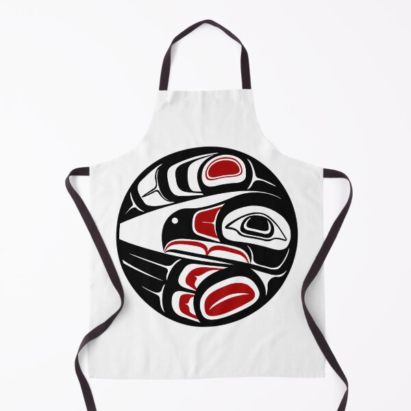 Item preview, Raven Moon Formline Circle Sun Bird Thunder Eagle Crow Haida Salish designed and sold by ZayvianParadise.