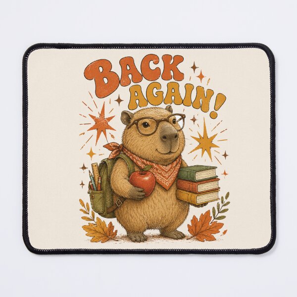 Item preview, Back Again Capybara Teacher Funny Teacher Appreciation designed and sold by Yellowriversss.