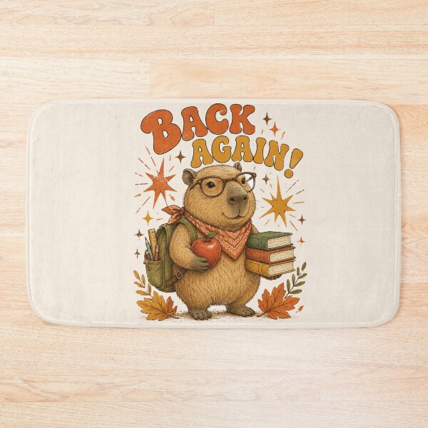 Item preview, Back Again Capybara Teacher Funny Teacher Appreciation  designed and sold by Yellowriversss.
