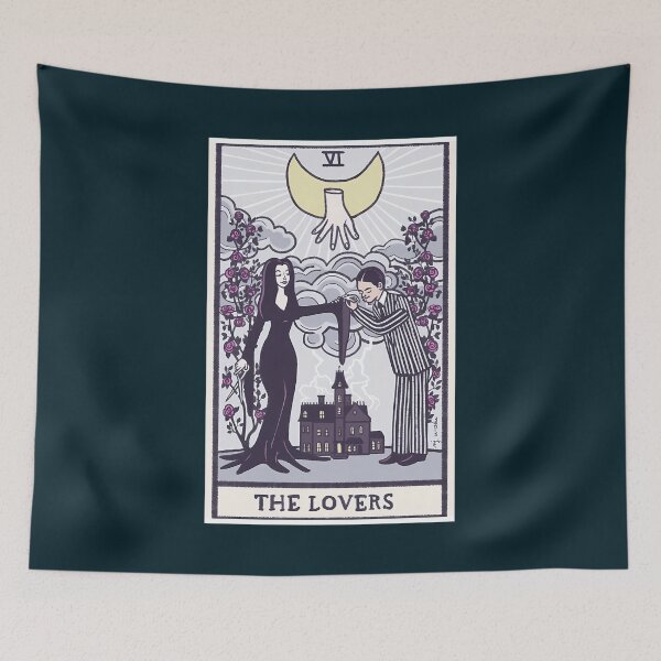 Item preview, The Lovers - Tarot - Addams Family designed and sold by ZayvianParadise.
