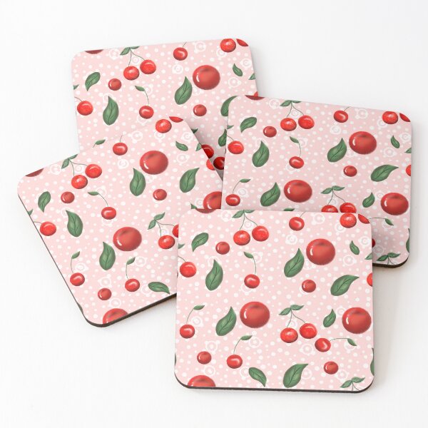 Item preview, Cherries cute pattern designed and sold by tornasolhaze.